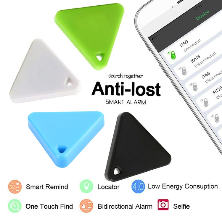 HCX003 Triangle Two-way Smart Bluetooth Anti-lost Keychain Finder, HCX003 Black, HCX003 Pink, HCX003 Green, HCX003 White HCX003 Triangle Two-way Smart Bluetooth Anti-lost Keychain Finder, HCX003 Black, HCX003 Pink, HCX003 Green, HCX003 White